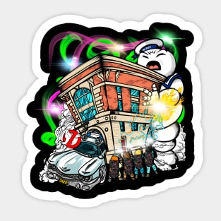 Ghostbusters headquarters Sticker